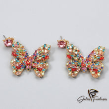 Charger l&#39;image dans la galerie, Boucles d&#39;oreilles papillons - Deux coloris disponibles
