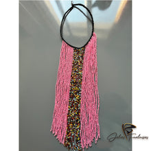 Charger l&#39;image dans la galerie, Collier de perles roses colorées
